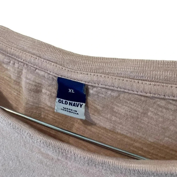 Old Navy Cropped T Shirt XL Activewear Knit Graphic Text Force of Nature Casual - Picture 4 of 4